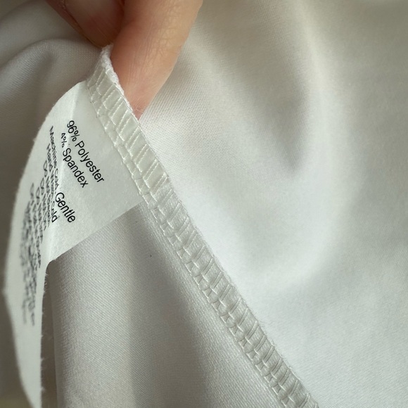 White Long Blazer Jacket Lightweight XL - Picture 6 of 6